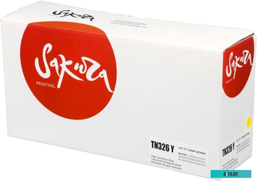 Картридж Sakura Printing SATN326Y (аналог Brother TN-326Y)