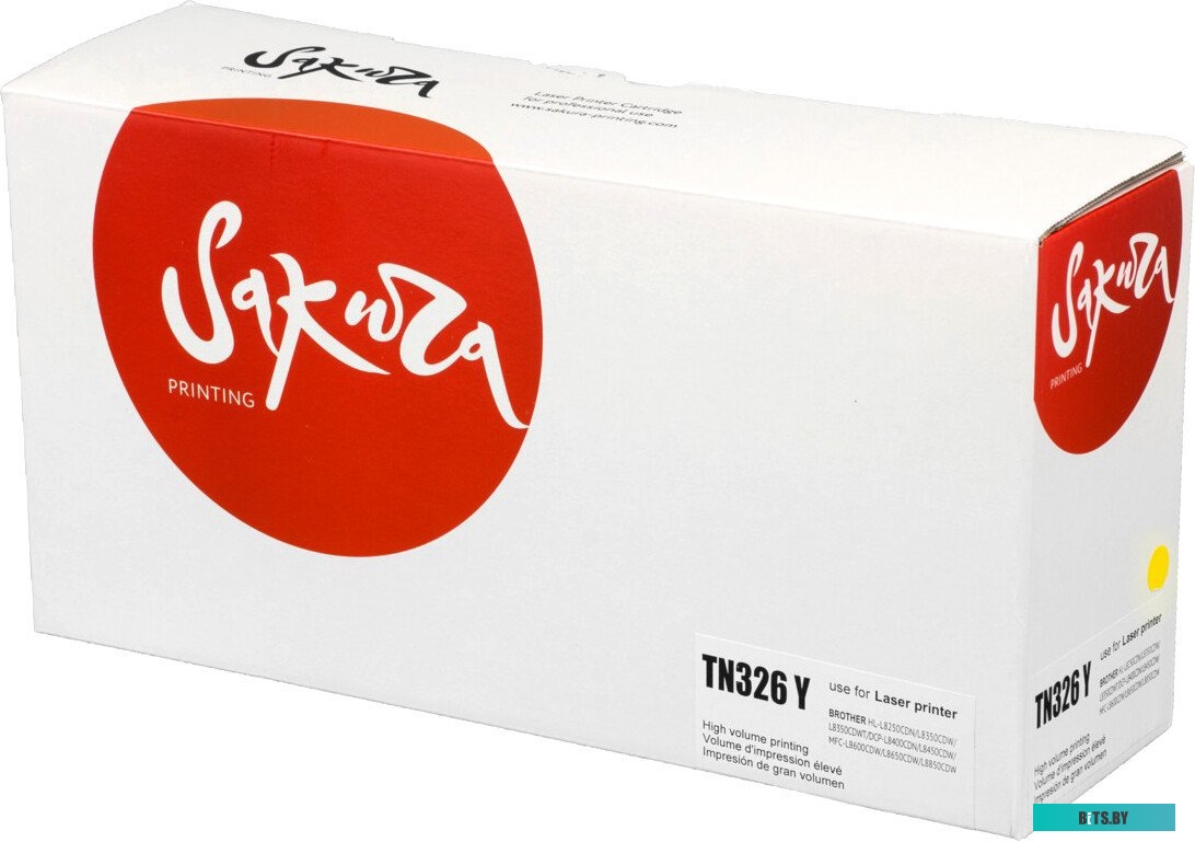 Картридж Sakura Printing SATN326Y (аналог Brother TN-326Y)