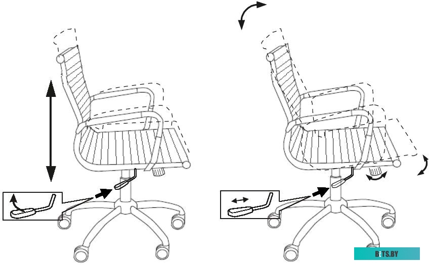 Офисное кресло (Стул) Бюрократ CH-883-LOW/IVORY (бежевый)