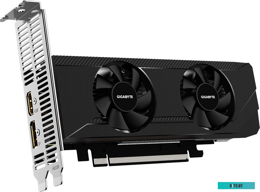Видеокарта Gigabyte Radeon RX 6400 D6 Low Profile GV-R64D6-4GL