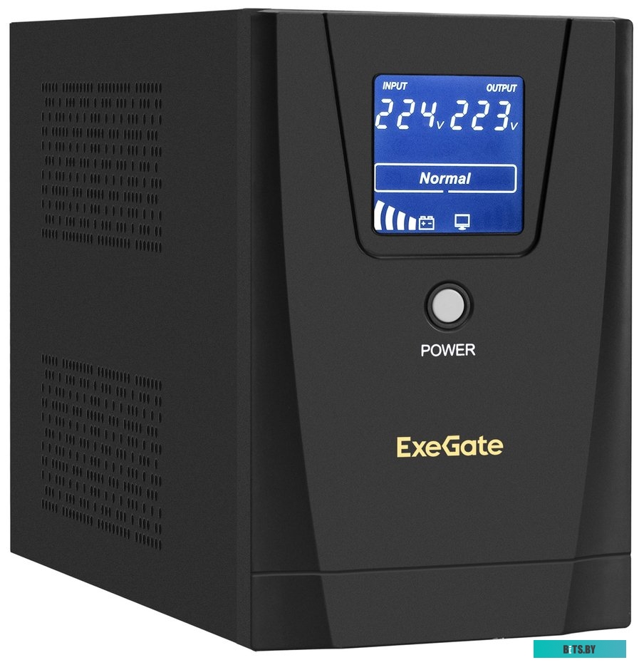 Источник бесперебойного питания (ИБП) ExeGate SpecialPro Smart LLB-1600.LCD.AVR.C13.RJ.USB <EP285509RUS>