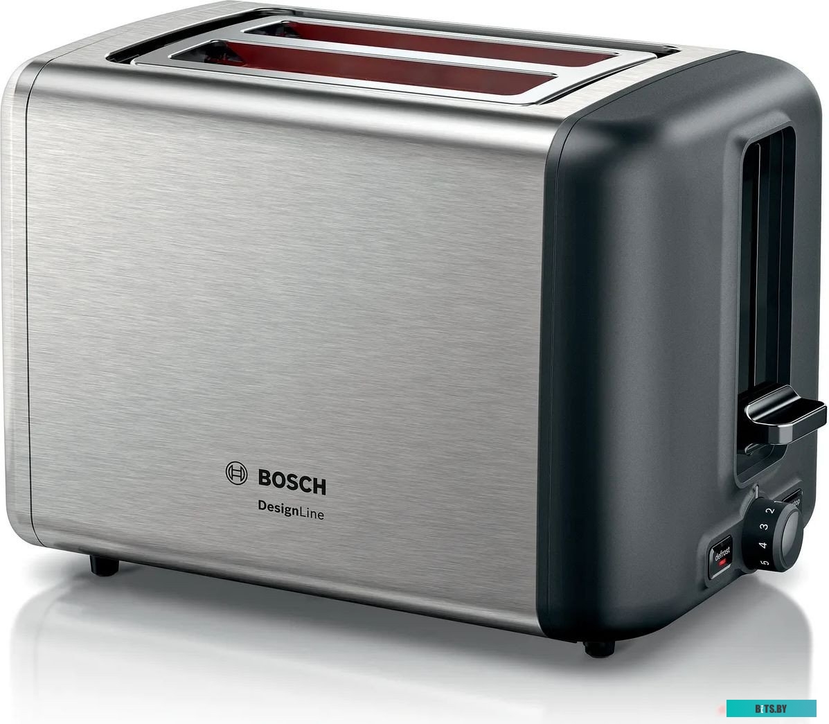 TAT3P420 Тостер Bosch TAT3P420,  нержавеющая сталь/черный