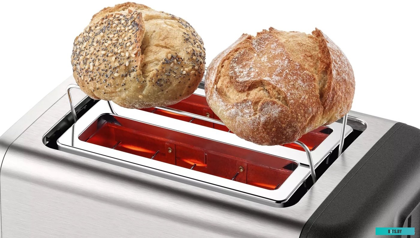 TAT3P420 Тостер Bosch TAT3P420,  нержавеющая сталь/черный