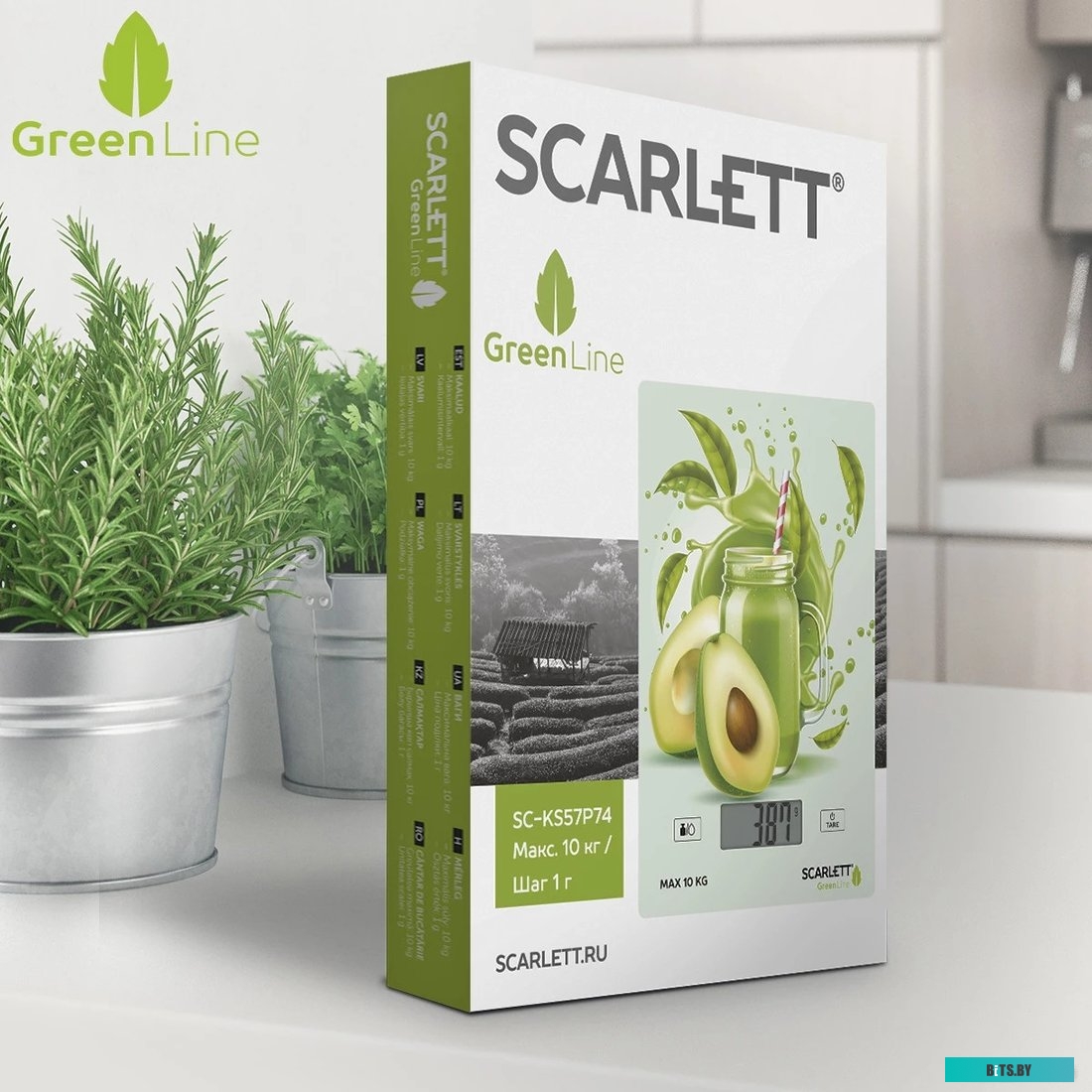 SC-KS57P74 Весы кухонные SCARLETT SC-KS57P74