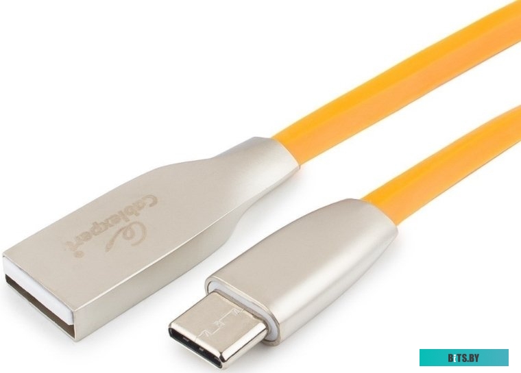 Кабель Cablexpert USB Type-A - USB Type-C CC-G-USBC01O-1M (1 м, оранжевый)