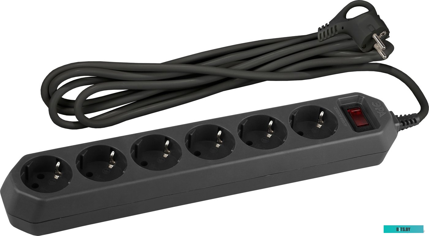 Сетевой фильтр Эра USF-6es-3m-B-BOX <Б0037263>