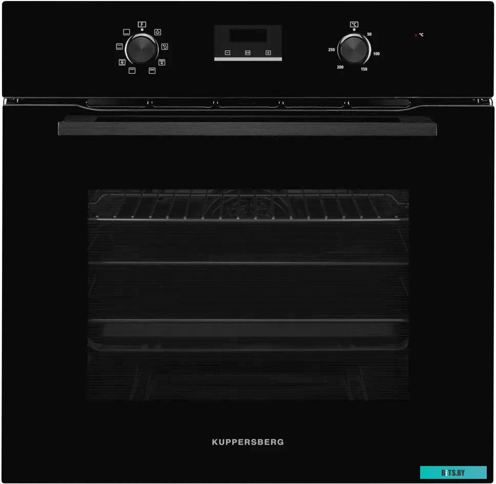 HM 629 Black Встраиваемый духовой шкаф/ 60 см, 70 л, 9 режимов, гидролизная очистка, черный