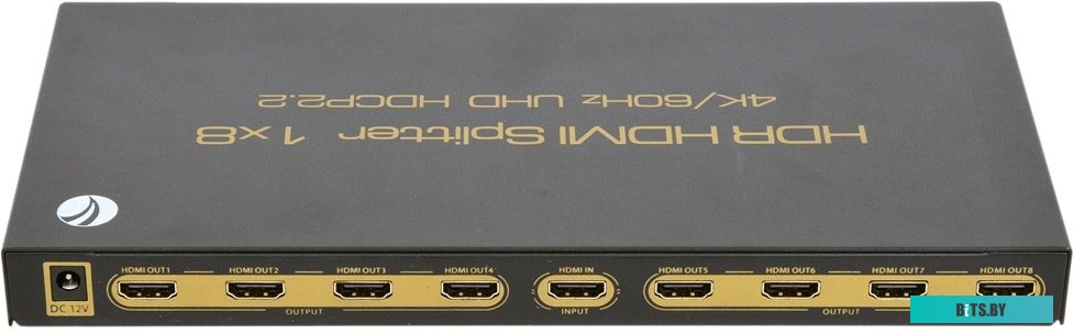 Разветвитель HDMI Spliitter 1=>8 2.0v, 4K/60Hz, VCOM <DD428>