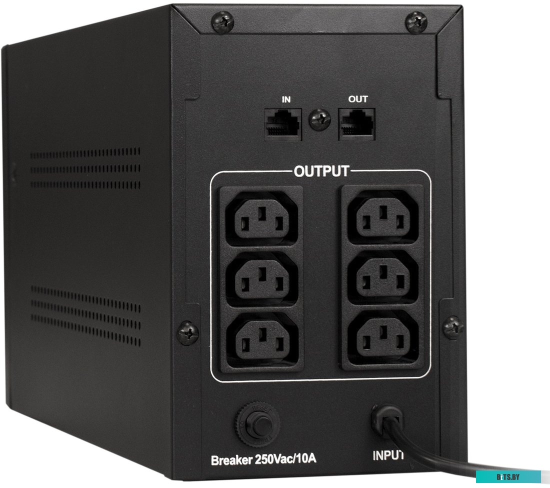 Источник бесперебойного питания (ИБП) ExeGate SpecialPro UNB-1000.LED.AVR.C13.RJ <EP285481RUS>