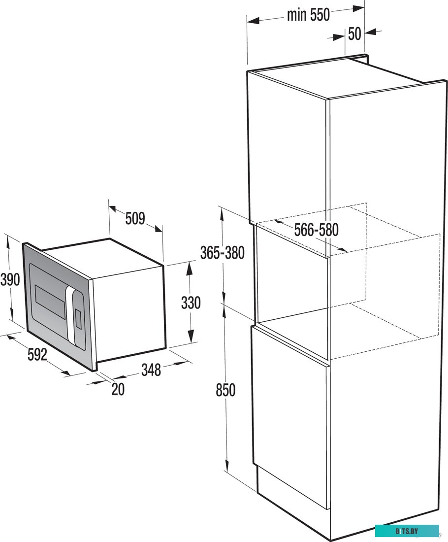 Микроволновая печь Gorenje BM235ORAW