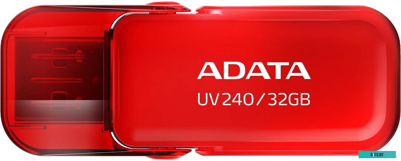 USB накопитель (Флешка) ADATA UV240 32GB (красный) <AUV240-32G-RRD>