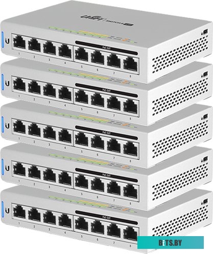 Коммутатор Ubiquiti UniFi Switch 8 [US-8-60W-5]