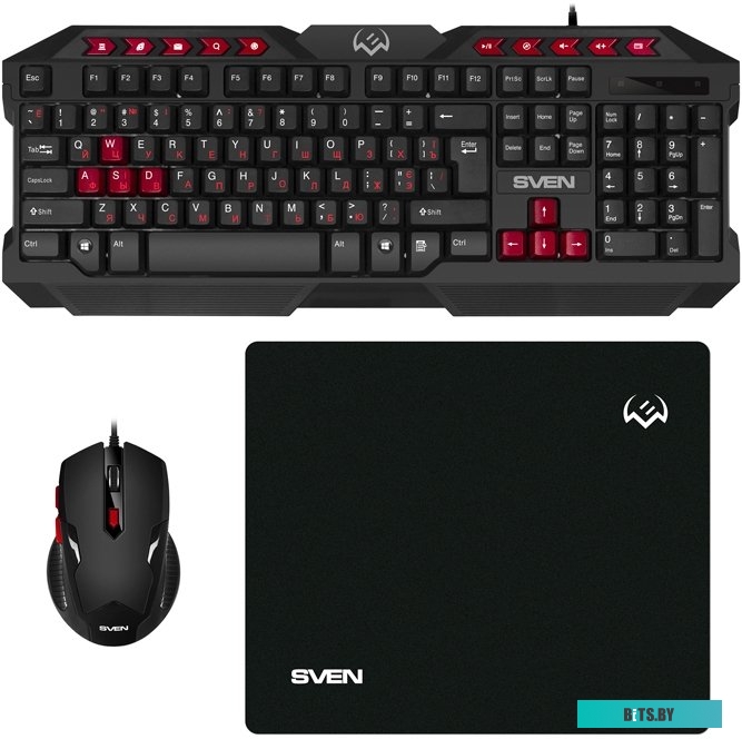 Комплект (Клавиатура + мышь с ковриком) SVEN GS-9200