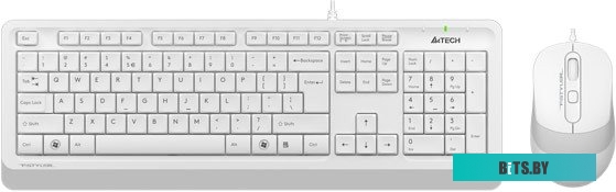 Комплект (клавиатура + мышь) A4Tech Fstyler F1010 (белый/серый)