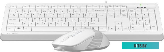 Комплект (клавиатура + мышь) A4Tech Fstyler F1010 (белый/серый)