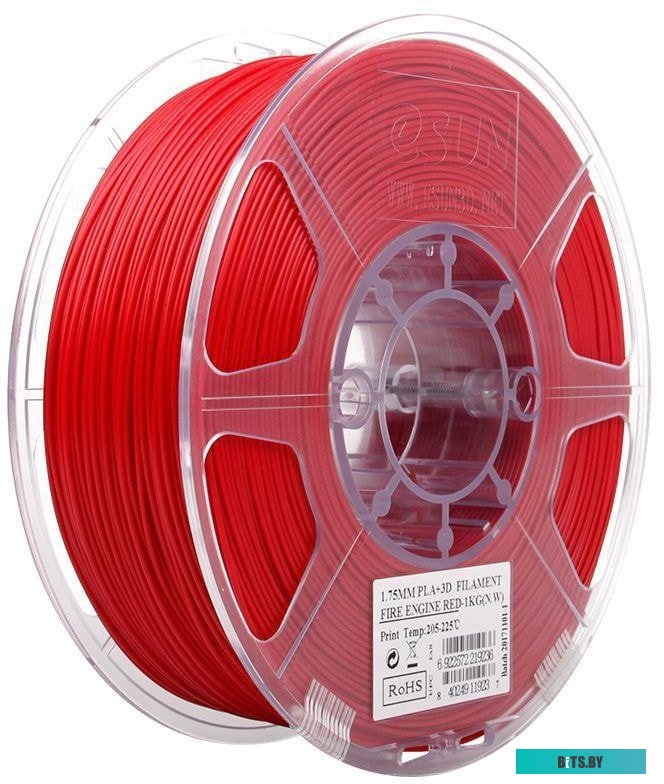 Т0030623 eSUN PLA+ 1.75 мм 1000 г (сигнальный красный)