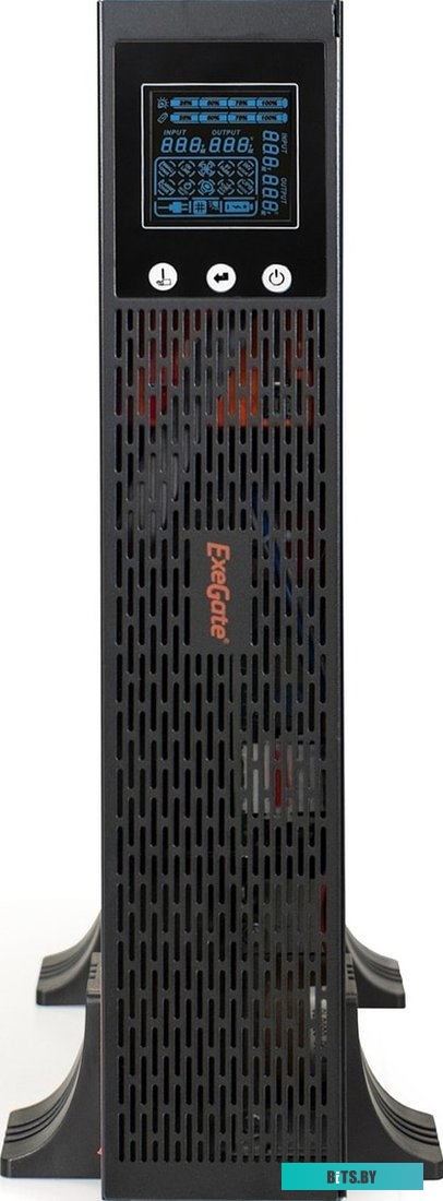 Источник бесперебойного питания (ИБП) ExeGate SinePower UHB-1000.LCD.AVR.C13.RJ.USB.2U <EP285642RUS>