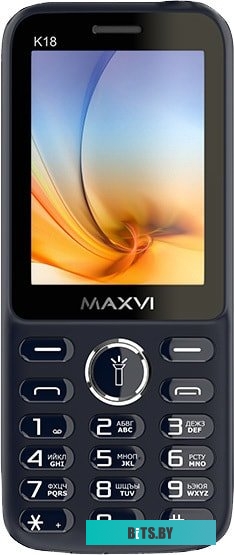 Мобильный телефон Maxvi K18 (синий)