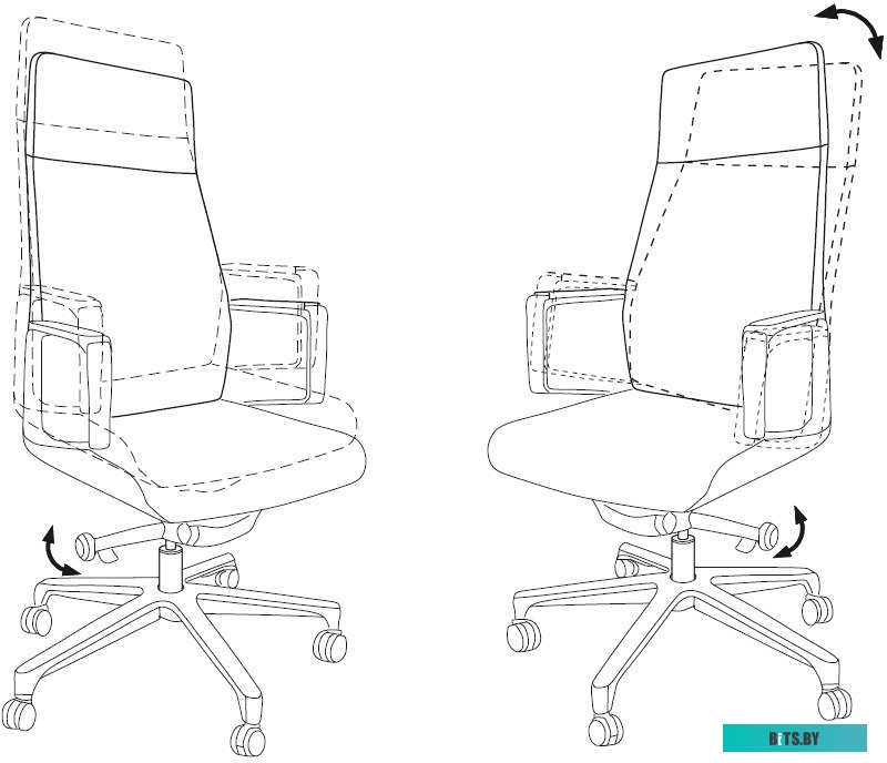 Офисное кресло (Стул) Бюрократ _JONS (черный) <_JONS/BLACK>