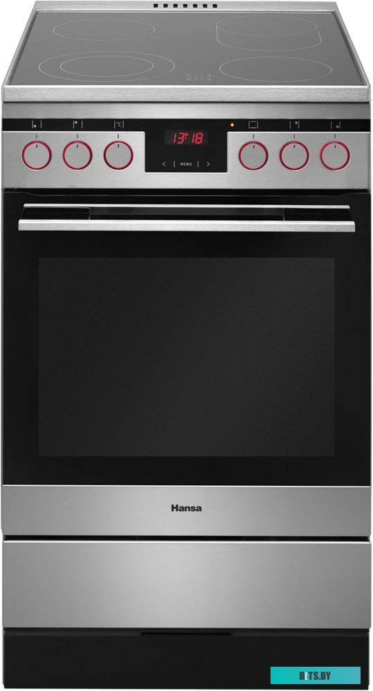 FCCX58225 Электрическая плита Hansa FCCX58225,  стеклокерамика,  нержавеющая сталь