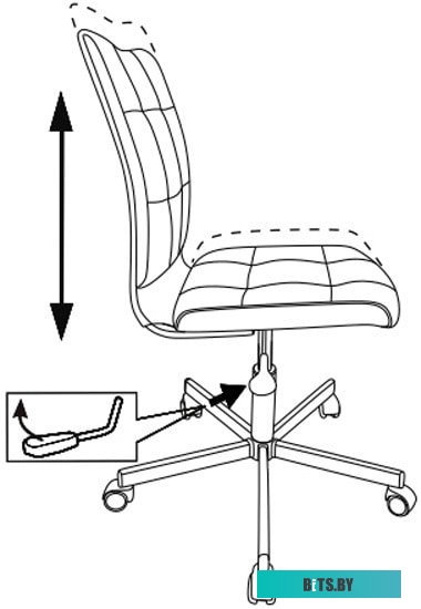 Офисное кресло (Стул) Бюрократ CH-330M/VELV88 (красный)