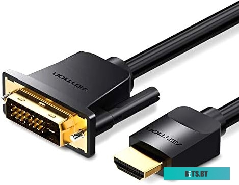 Кабель Vention ABFBH HDMI - DVI (2 м, черный)