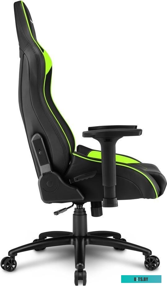 Офисное кресло (Стул) Sharkoon Elbrus 3 (черный/зеленый) <ELBRUS-3-BK/GN>