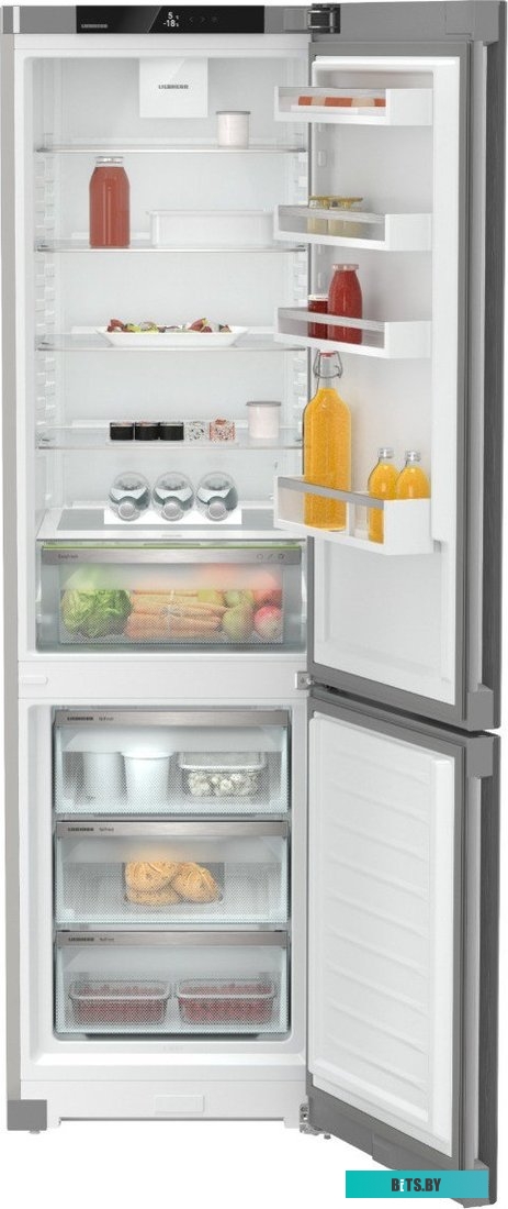 CNsff 5703-20 001 Холодильники LIEBHERR/ Pure, EasyFresh, МК NoFrost, 3 контейнера МК, в. 201,5 см, ш. 60 см, класс ЭЭ A, внутренние ручки, покрытие S