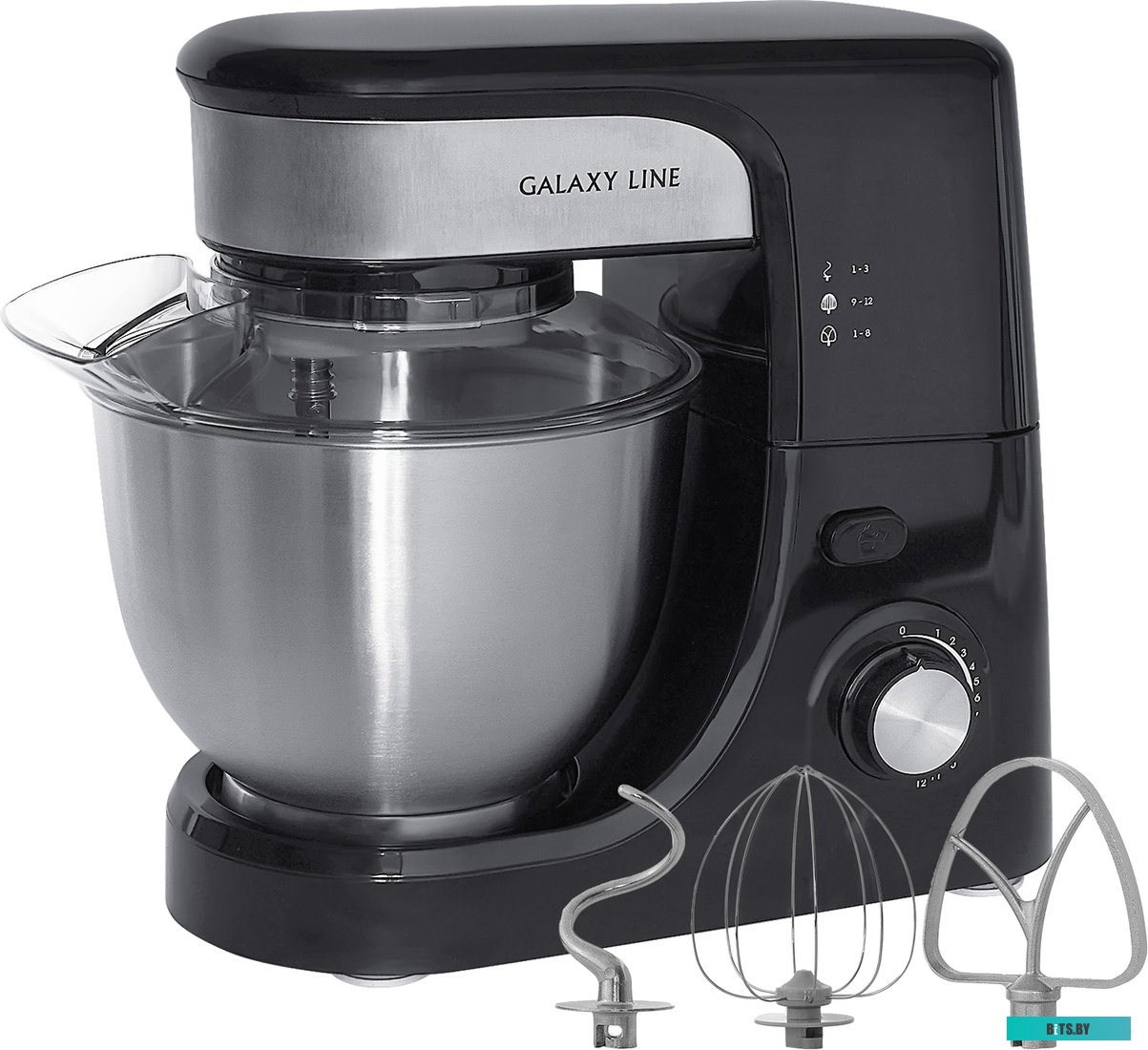 ГЛ2231ЛЧЕРН Миксер планетарный GALAXY LINE GL 2231, черный [гл2231лчерн]