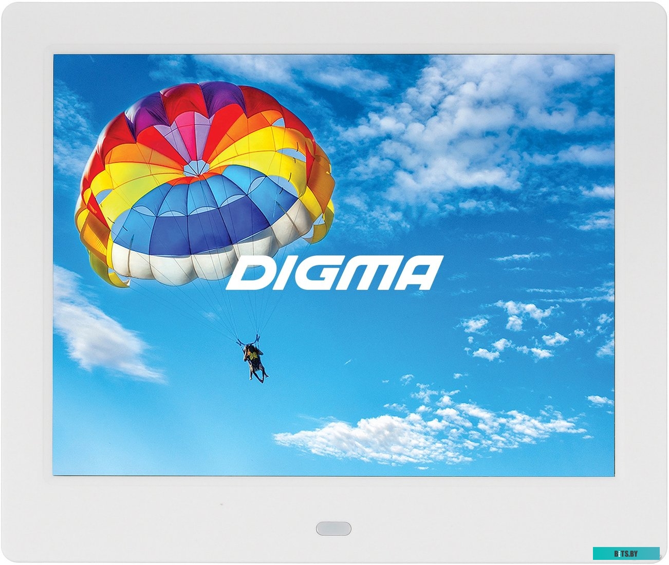 Цифровая фоторамка Digma 8" PF-843 белый PF843W