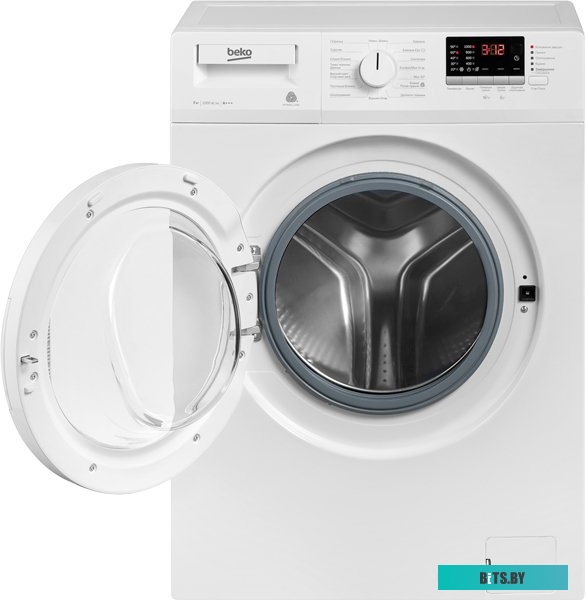 7323110001 Стиральная машина Beko WSPE6H616W, с фронтальной загрузкой, с паром, 6.5кг, 1200об/мин, инверторная