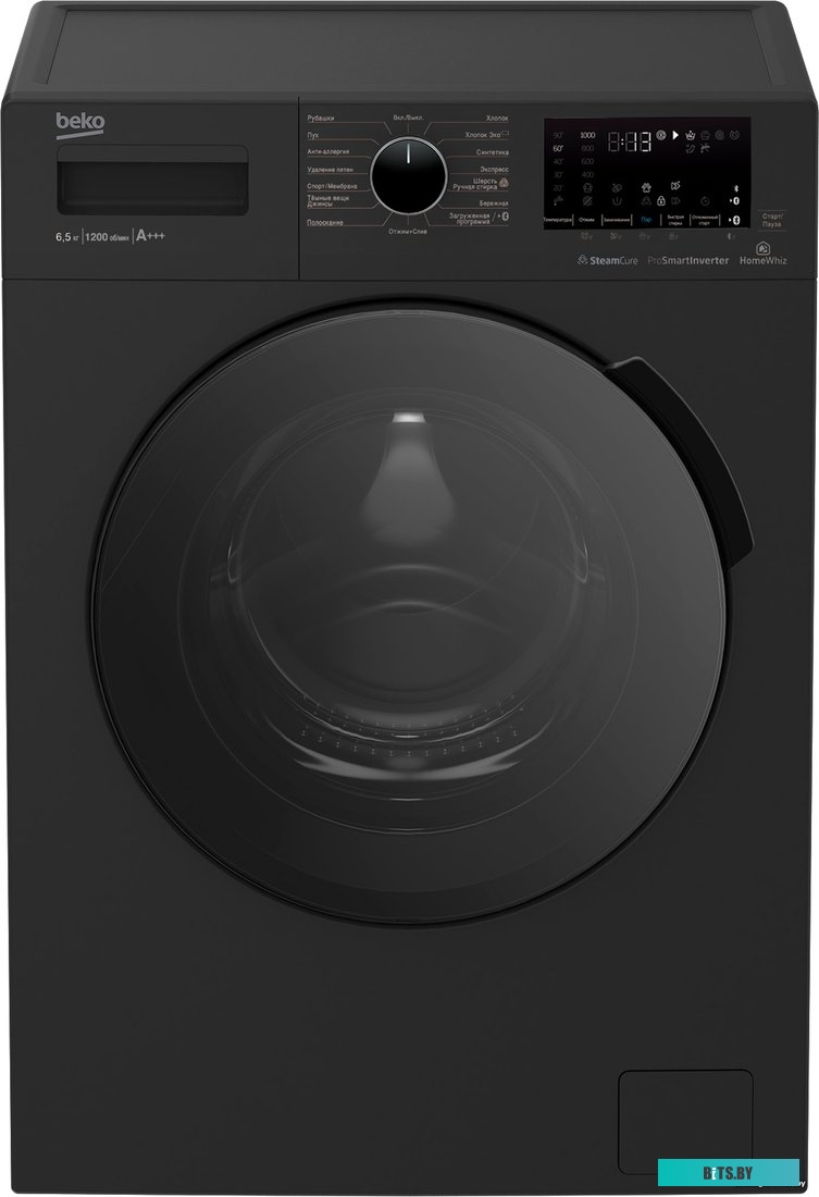 WSPE6H616A Стиральная машина Beko WSPE6H616A класс: A+++ загр.фронтальная макс.:6.5кг антрацит