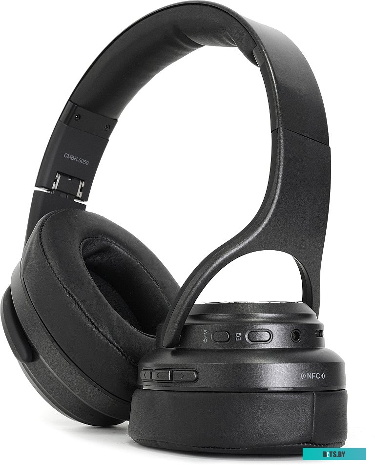 Наушники (Гарнитура) CrownMicro CMBH-5050 (черный) <CMBH-5050 BLACK>