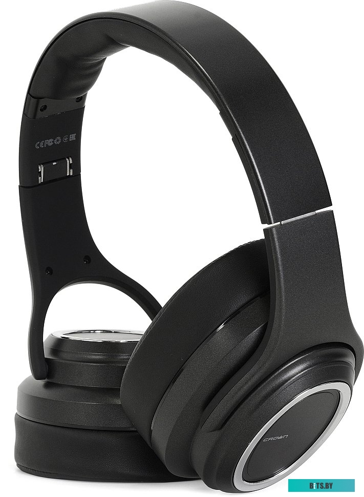 Наушники (Гарнитура) CrownMicro CMBH-5050 (черный) <CMBH-5050 BLACK>