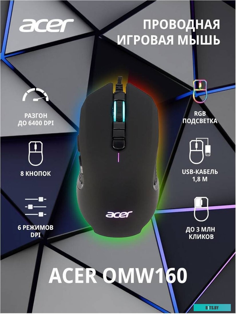 Мышь Acer OMW160 ZL.MCEEE.00Q