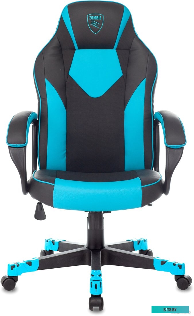 Кресло Zombie Game 17 (черный/голубой) <ZOMBIE GAME 17 BLUE>