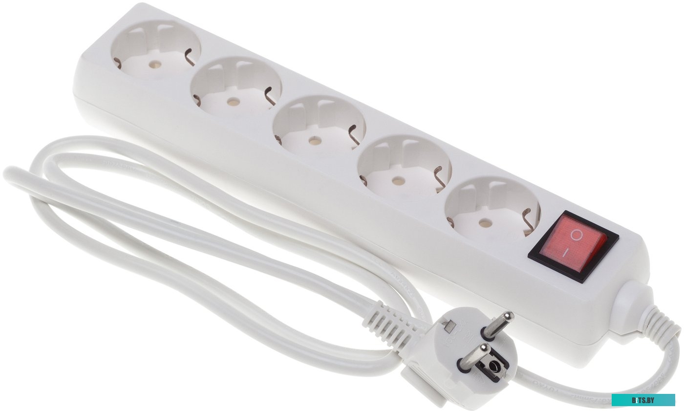 Сетевой фильтр (удлинитель) Buro BU-PS5.1/W