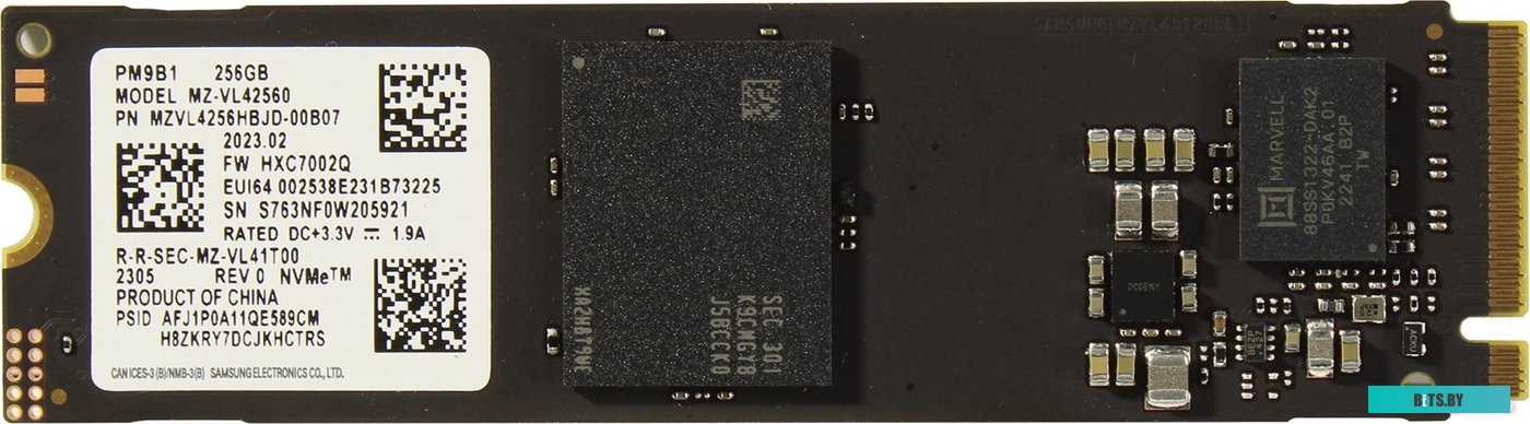 Накопитель SSD  Samsung PM9B1 256GB MZVL4256HBJD-00B07