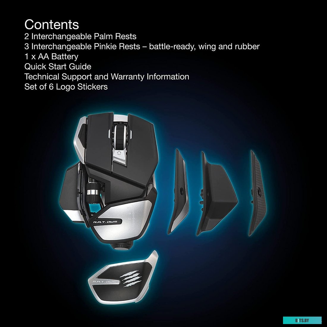 Мышь Mad Catz R.A.T. DWS <MR07DHINBL000-0>