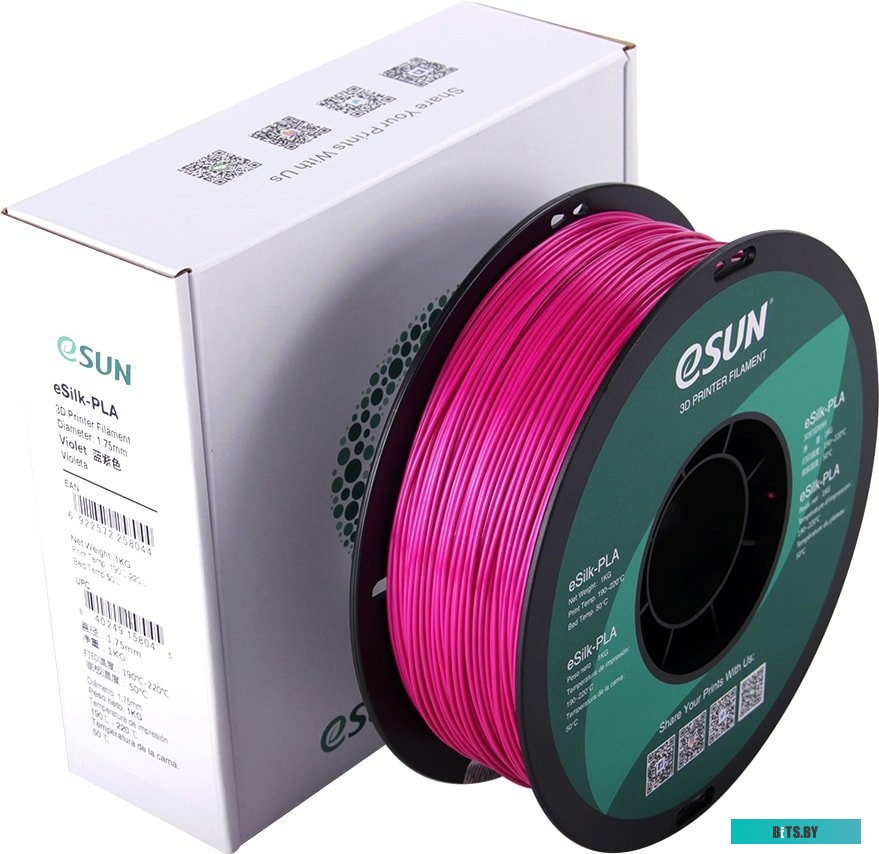 Т0030637 eSUN eSilk PLA 1.75 мм 1000 г (пурпурный)