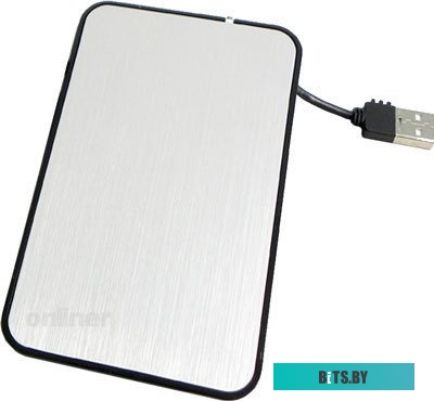Внешний корпус для HDD AgeStar SUB2A8 Black (2.5", SATA, USB2.0, Built-in Cable) 84.5x12.8x134мм