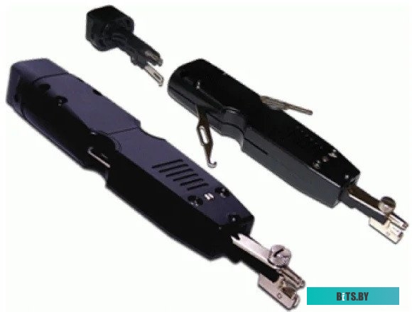 TWT TWT-PND-LSA-C Ударный инструмент для разделки контактов LSA, сенсорный, с металлической головкой, черный