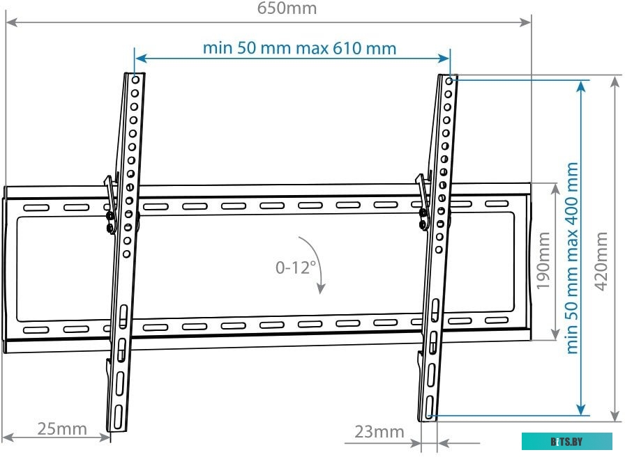 Кронштейн Arm Media STEEL-2 NEW (черный)