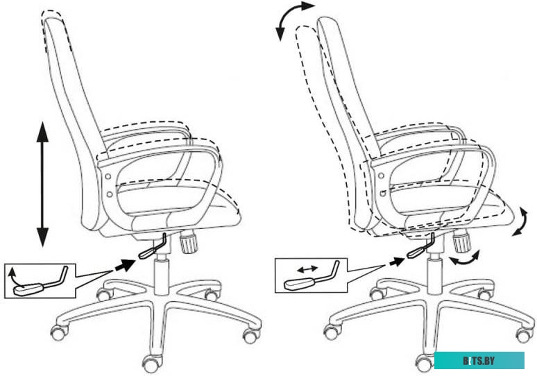 Офисное кресло (Стул) Бюрократ CH-808AXSN/TW-11 (черный)