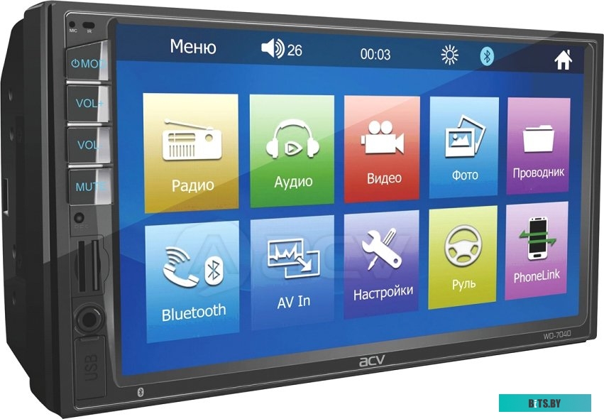 USB-магнитола ACV WD-7040