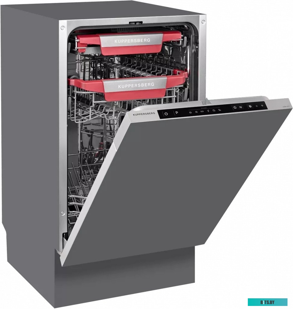 GSM 4574 Встраиваемая посудомоечная машина Kuppersberg/ Узкая, 45 см, полностью встраиваемая, 10 комплектов, управление электронное/кнопочное, отсрочк