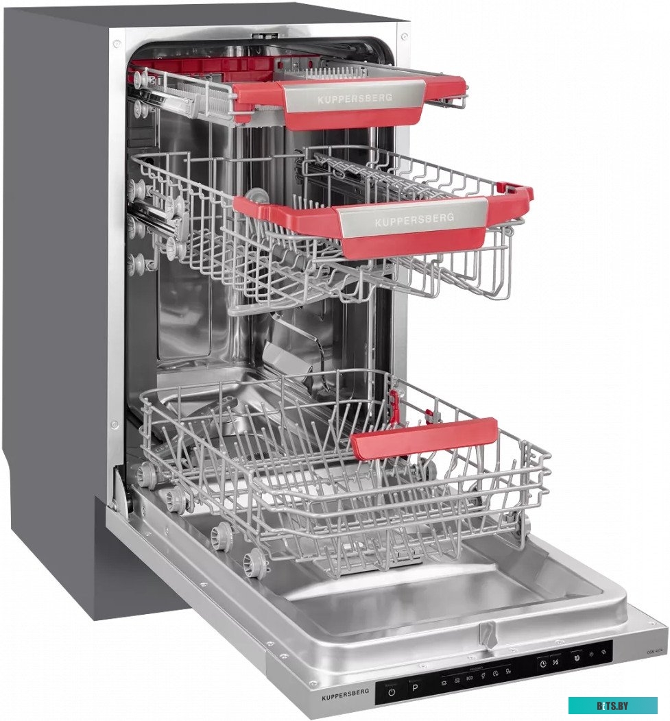 GSM 4574 Встраиваемая посудомоечная машина Kuppersberg/ Узкая, 45 см, полностью встраиваемая, 10 комплектов, управление электронное/кнопочное, отсрочк