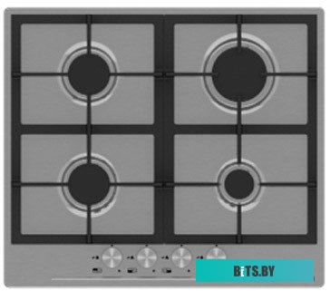 HG 665 CX Встраиваемая варочная панель/ Газ,  Crystal, 60x51 см, газовая, независимая, электроподжиг, газ-контроль, чугунные решетки, металлические пе