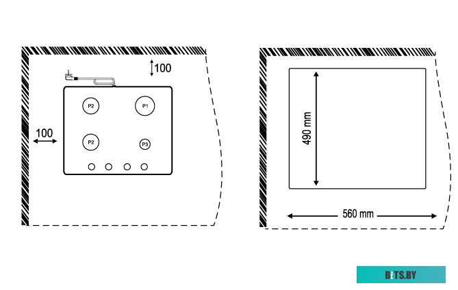 HG 665 CX Встраиваемая варочная панель/ Газ,  Crystal, 60x51 см, газовая, независимая, электроподжиг, газ-контроль, чугунные решетки, металлические пе