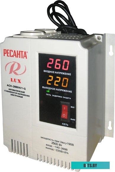Стабилизатор напряжения Ресанта Lux АСН-2000Н/1-Ц